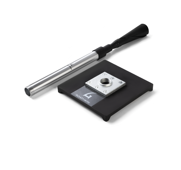 GOAT Batting Tee featuring a durable metal design with a stable base, ideal for baseball and softball training