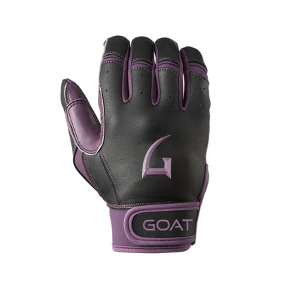 Origin Series Short Cuff Black and Purple Batting Gloves