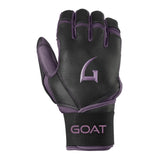 Origin Series Long Cuff Black and Purple Batting Gloves