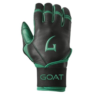 Green and Black Color Goathletic Batting Glove for right hand
