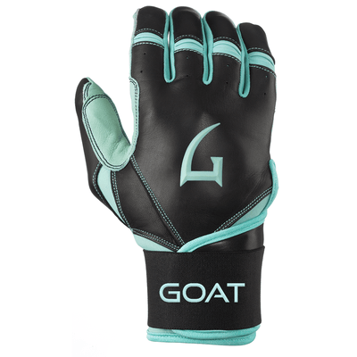 Mint Green and Black Color Goathletic Batting Glove for right hand

