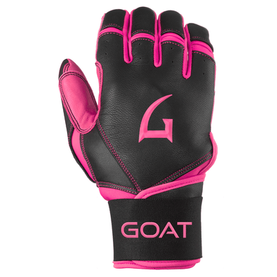 Pink and Black Color Goathletic Batting Glove for right hand
