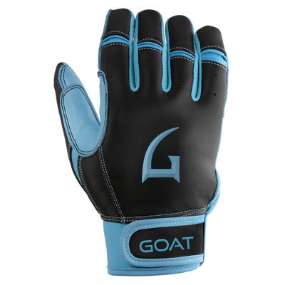Blue and black color Goathletic Short Cuff Batting Gloves