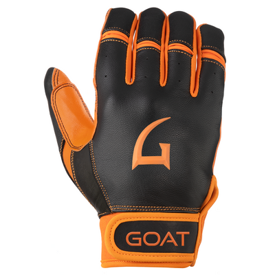 Yellow and black color Goathletic Short Cuff Batting Gloves